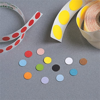 Carstens Barkley Color Coded Label Multipurpose Label Without Legend Blue 3/4 Inch Diameter - 1657-06