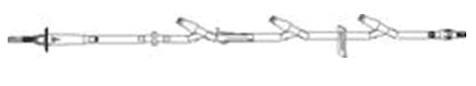 ICU - Primary IV Administration Set 60 Drops / mL Drip Rate 112 Inch Tubing 2 Ports - B9501