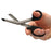 MiniMedicut - Utility Shears Nurse 5-1/2 Inch Length Stainless Steel / Polypropylene NonSterile Finger Ring Handle Angled Blunt Tip / Blunt Tip - 321B