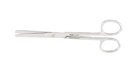 Miltex Miltex Operating Scissors Deaver 5-1/2 Inch Length OR Grade Stainless Steel (German) NonSterile Finger Ring Handle Straight Blade Blunt/Blunt - 5-104