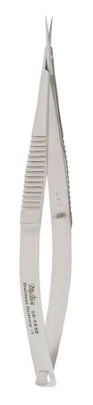 Miltex - Micro Iris Scissors 4 Inch Length OR Grade German Stainless Steel NonSterile Thumb Handle with Spring Straight Blade Sharp Tip / Sharp Tip - 18-1618