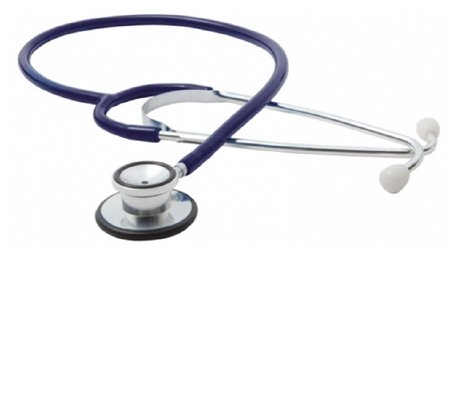 American Diagnostic Corp Proscope 670 Dual-Head Stethoscope Blue 1-Tube 21 Inch Tube Double Sided Chestpiece - 670LB