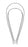 MeisterHand - Uterine Curette Sims 11 Inch Length Hollow Handle with Grooves Size 2 Tip Sharp Teardrop Loop Tip - MH30-1205-2