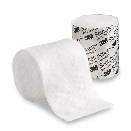 3M Scotchcast Wet or Dry - Cast Padding Water Resistant 3 Inch X 4 Yard Polypropylene / Polyethylene Knit / NonWoven Fibers NonSterile - WDP3