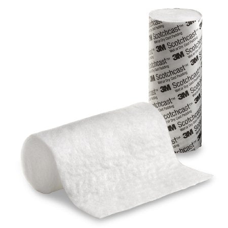 3M Scotchcast Wet or Dry - Cast Padding Water Resistant 6 Inch X 4 Yard Polypropylene / Polyethylene Knit / NonWoven Fibers NonSterile - WDP6
