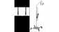 Graham-Field Grafco Deluxe Gooseneck Exam Light Floor Standing Incandescent 60 Watt Chrome - 1698-1C