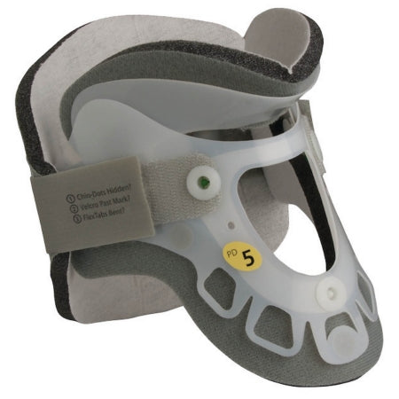 Aspen Pediatric - Rigid Cervical Collar Preformed Pediatric (3 to 6 Years) Size PD5 Two-Piece / Trachea Opening 8-1/2 to 13 Inch Neck Circumference - 983104