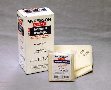McKesson McKesson Triangular Bandage Muslin 40 X 40 X 56 Inch - 16-5081