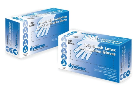 Safe-Touch - Exam Glove Medium NonSterile Latex Standard Cuff Length Fully Textured Ivory Not Chemo Approved - 2337