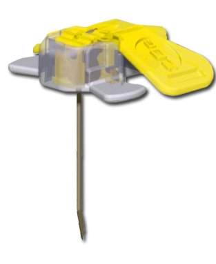 Bard MiniLoc Huber Infusion Set 20 Gauge 3/4 Inch 8 Inch Tubing Y-Site Injection Port - 682034