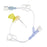 MiniLoc - Huber Infusion Set 20 Gauge 3/4 Inch 8 Inch Tubing Y-Site Injection Port - 0682034