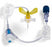 Bard MiniLoc Huber Infusion Set 22 Gauge 3/4 Inch 8 Inch Tubing Y-Site Injection Port - 682234