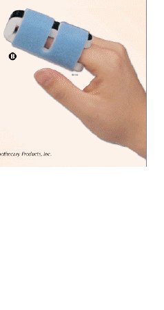 Apothecary Products - Finger Splint Medium Hook and Loop Closure Left Hand - 97523