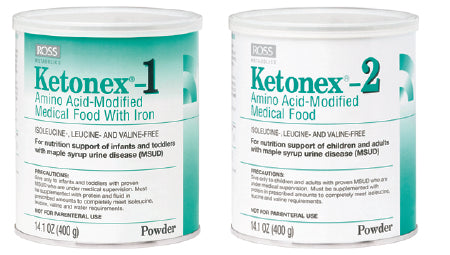 Abbott Nutrition Ketonex-2 Amino Acid Modified Oral Supplement Unflavored 14.1 oz. Can Powder - 51114