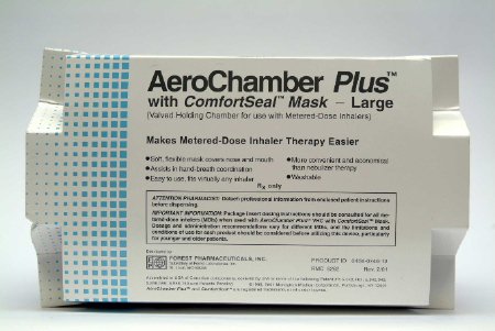 AEROCHAMBER PLUS FLOW-VU - Holding Chamber with Mask AeroChamber Plus Flow-Vu - 00456074613