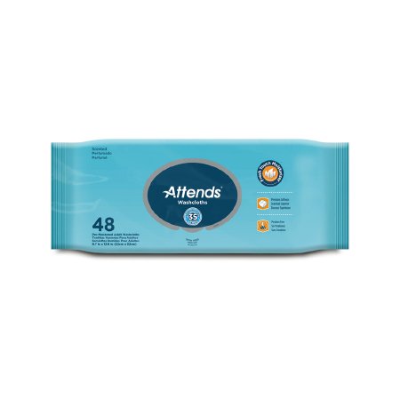 Attends Healthcare Products Attends Personal Wipe Soft Pack Aloe / Vitamin E Scented 48 Count - WCPP1000