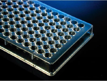 Globe Scientific - 96-Well Microplate V Shaped Bottom 300 µL Clear NonSterile - 120130