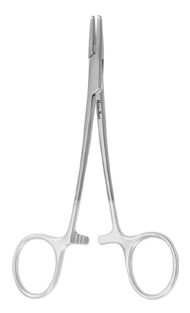 Miltex MeisterHand Needle Holder 5 Inch Serrated Jaws Finger Ring Handle - H8-2