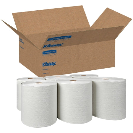 Kimberly Clark Paper Towel Kleenex Hardwound Roll 8 Inch X 600 Foot - 11090