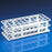 Globe Scientific 456700 Series - Stacking Test Tube Rack 40 Place 25 mm Tube Size White 3-1/3 X 4-7/8 X 11-3/5 Inch - 456703
