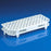 Globe Scientific - Microcentrifuge Test Tube Rack 100 Place White 263 X 109.5 X 45 mm - 456303