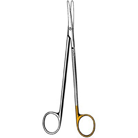 Sklarlite Sklarcut - Dissecting Scissors Metzenbaum 7 Inch Length OR Grade Stainless Steel NonSterile Finger Ring Handle Curved Blunt Tip / Blunt Tip - 23-1267