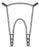 Hoyer - Quick Fit Padded Sling 4 Point X-Large 500 lbs. Weight Capacity - NA1008P