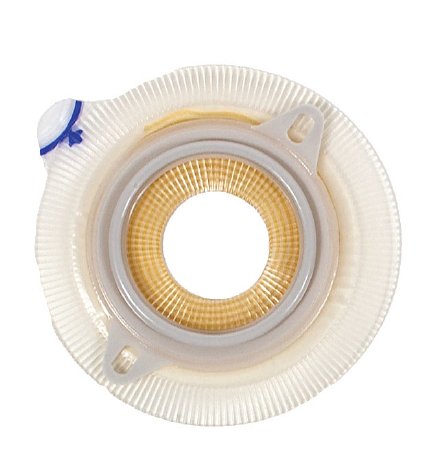 Coloplast Assura Colostomy Barrier Trim to Fit, Standard Wear Silicone Based Red Code Synthetic Resin 3/4 to 1-1/4 Inch Stoma - 14282