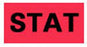 Barkley - Pre-Printed Label Advisory Label Red Stat Black Alert Label 1/2 X 1 Inch - STBC-0816