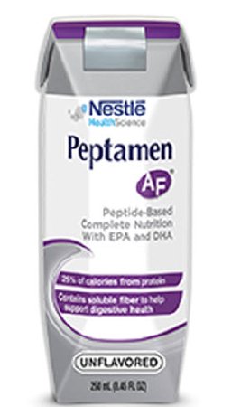 Nestle Healthcare Nutrition Peptamen AF Tube Feeding Formula 250 mL Carton Ready to Use Unflavored Adult - 798716663700