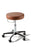 Midmark Ritter 276 Classic Series Exam Stool Backless Pneumatic Height Adjustment 5 Casters Shadow Gray - 276-001-232