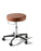 Ritter 276 Classic Series - Exam Stool Backless Pneumatic Height Adjustment 5 Casters Shadow Gray - 276-001-232