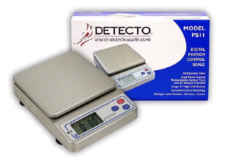 Detecto Scale Food / Lab Scale Detecto Digital Lcd Display 11 Lbs. Capacity Ac Adapter / Battery Operated - PS11