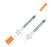 AirTite Products Comfort Point Insulin Syringe with Needle 0.5 mL 30 Gauge 5/16 Inch Attached Needle Without Safety - 26015
