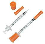 AirTite Products Comfort Point Insulin Syringe with Needle 0.3 mL 29 Gauge 1/2 Inch Attached Needle Without Safety - 26018