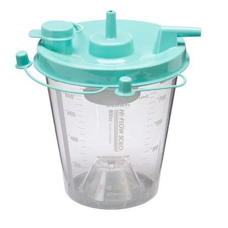 Hi-Flow - Suction Canister 800 mL Float Valve Shut-Off Lid - 8002 055