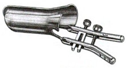 Miltex - Vaginal Speculum DeVilbiss NonSterile Surgical Grade German Stainless Steel Large Parallel Opening Blades Reusable Without Light Source Capability - 30-142