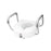Carex E-Z Lock - Raised Toilet Seat with Arms 5 Inch Height White 300 lbs. Weight Capacity - FGB30300 0000