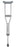 Mabis Healthcare Underarm Crutches Aluminum Frame Tall Adult 250 lbs. Weight Capacity - 502-1435-0024