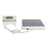 Health O Meter - Floor Scale Digital LCD Display 400 lbs. / 180 kg Capacity White AC Adapter / Battery Operated - 349KLX