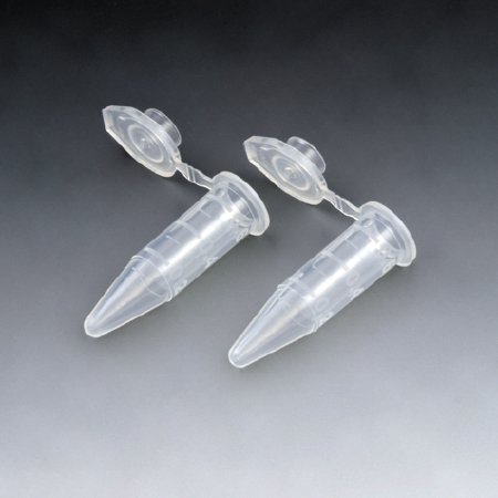 Globe Scientific - Microcentrifuge Tube Conical Bottom Plain 600 µL Without Color Coding Snap Cap Polypropylene Tube - 111550