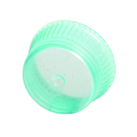 Bio Plas Uni-Flex Safety Cap Tube Closure Flexible Plastic Over-Locking Green 13 mm For 13 mm Culture Tubes NonSterile - 6615