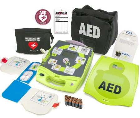 Zoll Medical DEFIBRILLATOR, ZOLL AED PLUS W/BATTERIE CPR PAD - 20100000101011000