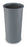 Saalfeld Redistribution Untouchable Trash Can 22 gal. Round Gray LLDPE Open Top - FG354600GRAY