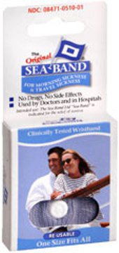 J & J Sales Sea-Band Nausea Relief Wrist Band 2 per Box - 872700001