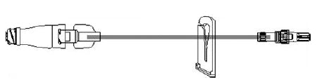 ICU Medical Extension Set 7 Inch Tubing DEHP-Free - B3343