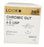 LOOK - Suture with Needle Absorbable Uncoated Undyed Suture Chromic Gut Size 4 - 0 18 Inch Suture 1-Needle 39 mm Length 3/8 Circle Reverse Cutting Needle - 546B