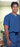 Fashion Seal Uniforms Scrub Shirt X-Large Blueberry 1 Pocket Extra Long Cap Sleeves Unisex - 78710-XL