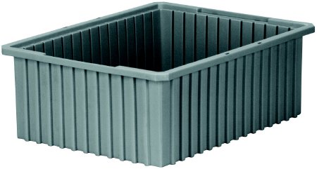 Akro-Grid - Storage Container Gray Plastic 8 X 17-3/8 X 22-3/8 Inch - 33228GREY