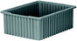 Akro-Mils Akro-Grids Storage Container Gray Industrial Grade Polymers 8 X 17-3/8 X 22-3/8 Inch - 33228GREY